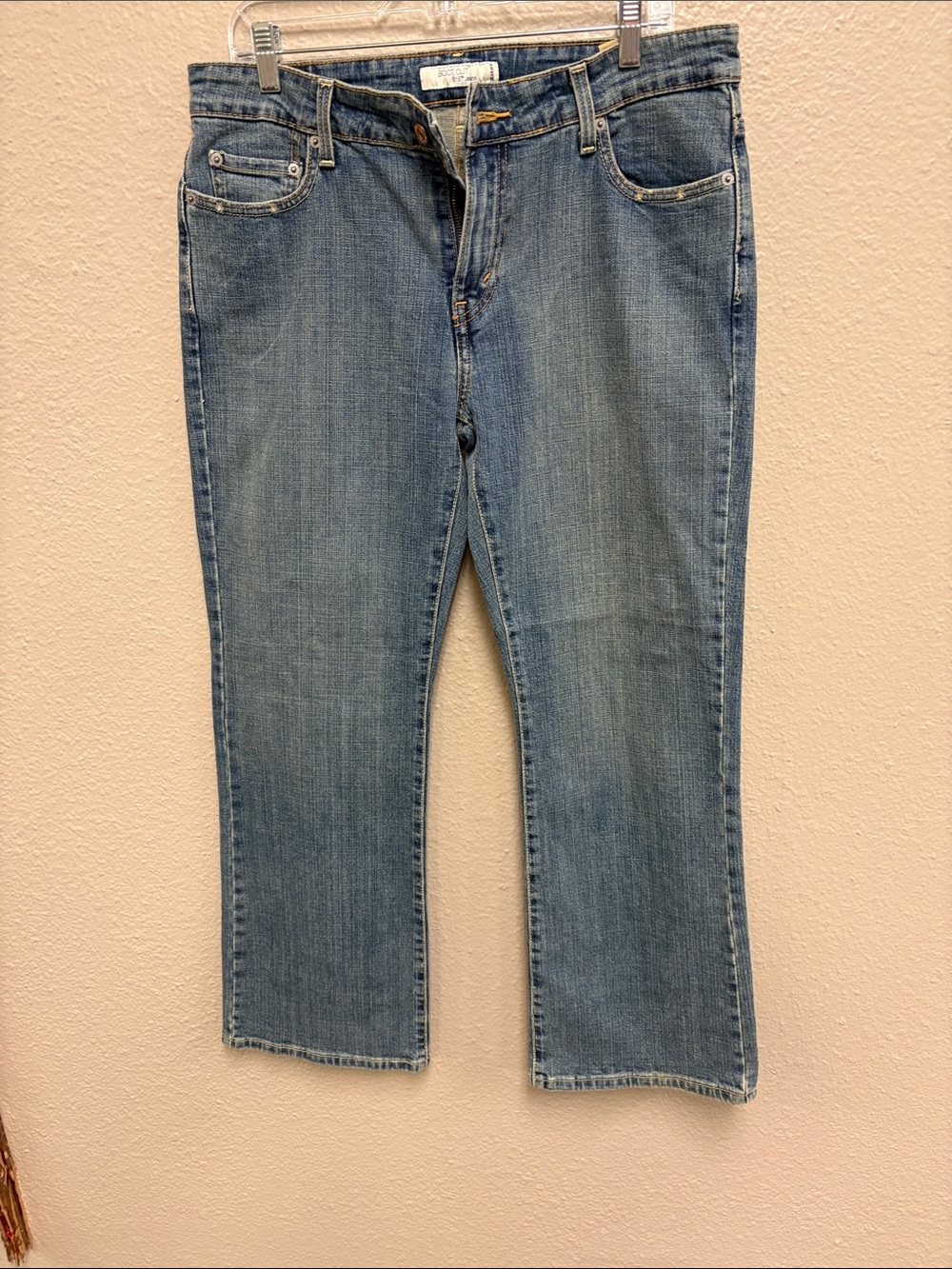 Levi's light blue back-pocket straight jeans